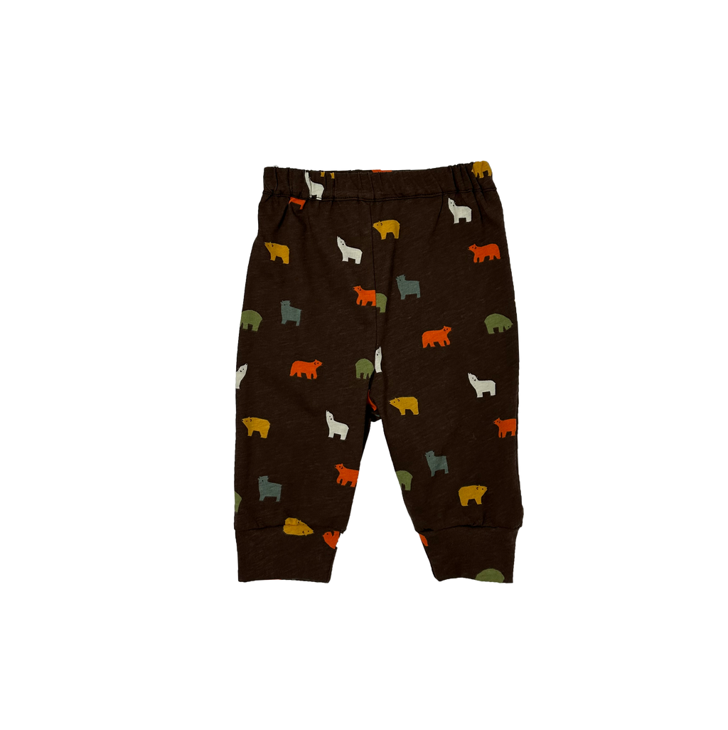 Babies bear-printed pants