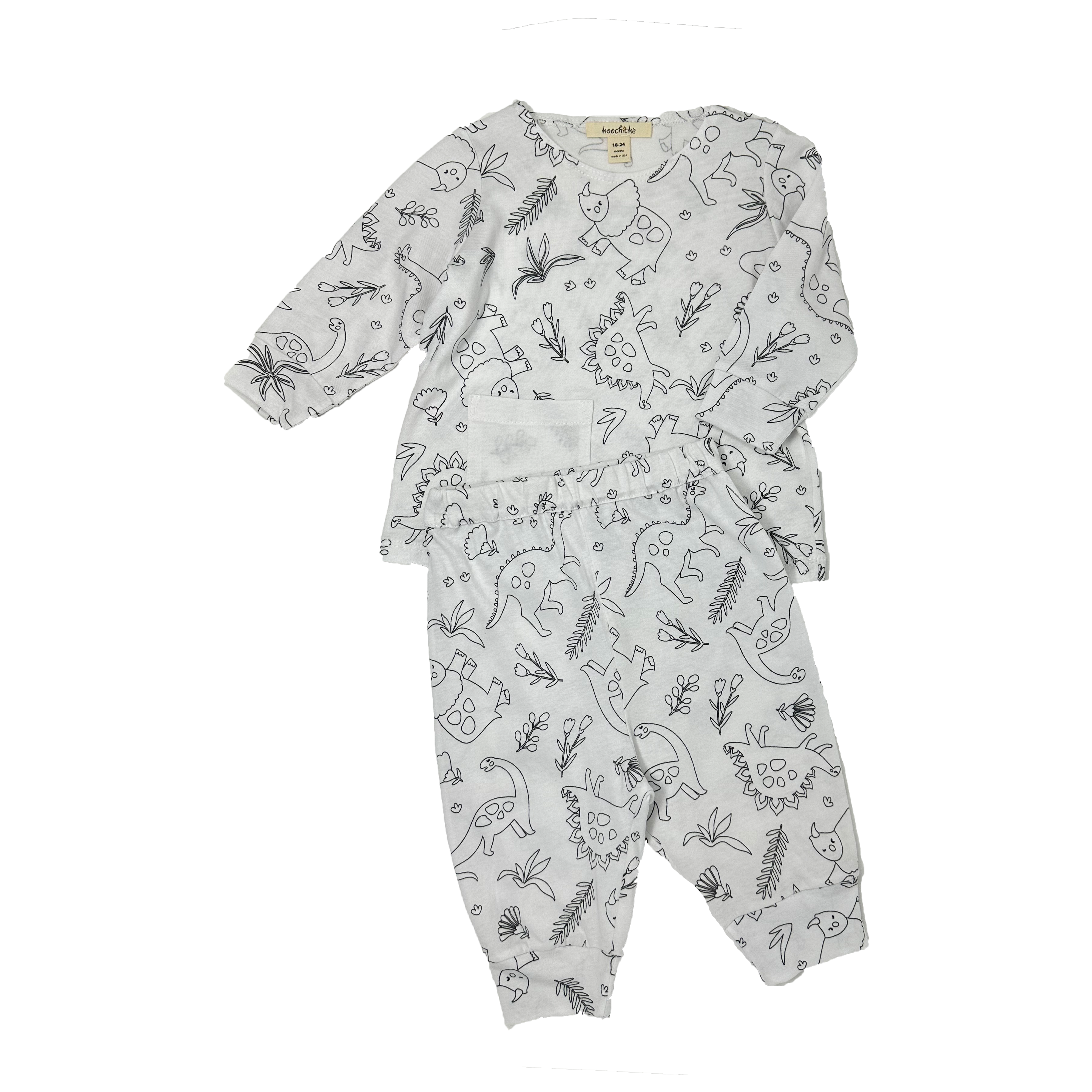 Baby boys Dinosaur-Printed pants
