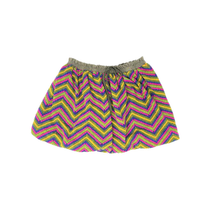 Girls Striped Bubble skirt and green top set