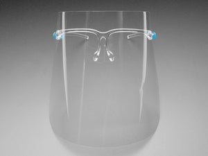 Face Shield with Glasses