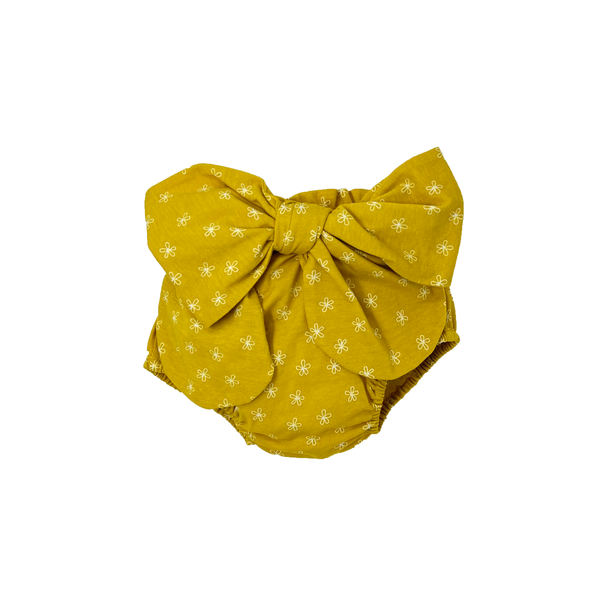 Baby Girls Yellow Floral Bloomers