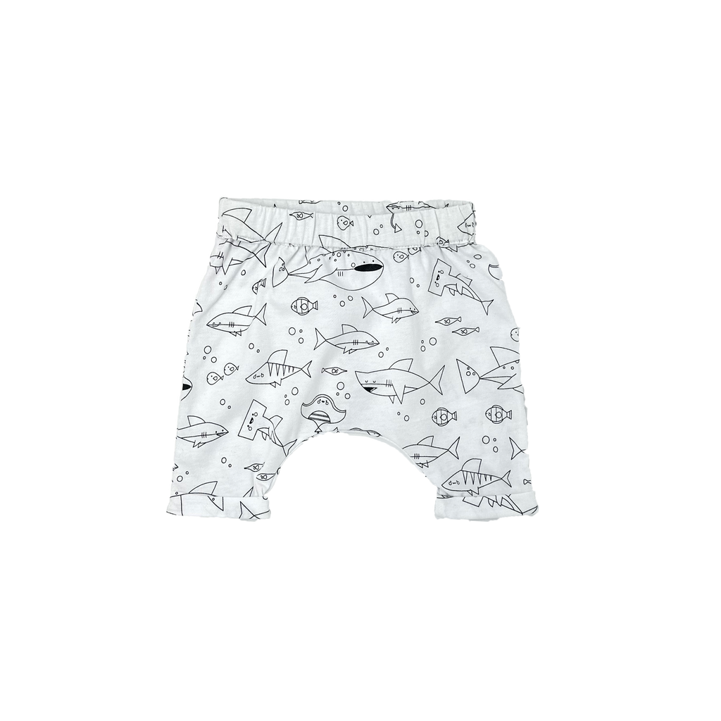 Baby Boys Shark Print Pants