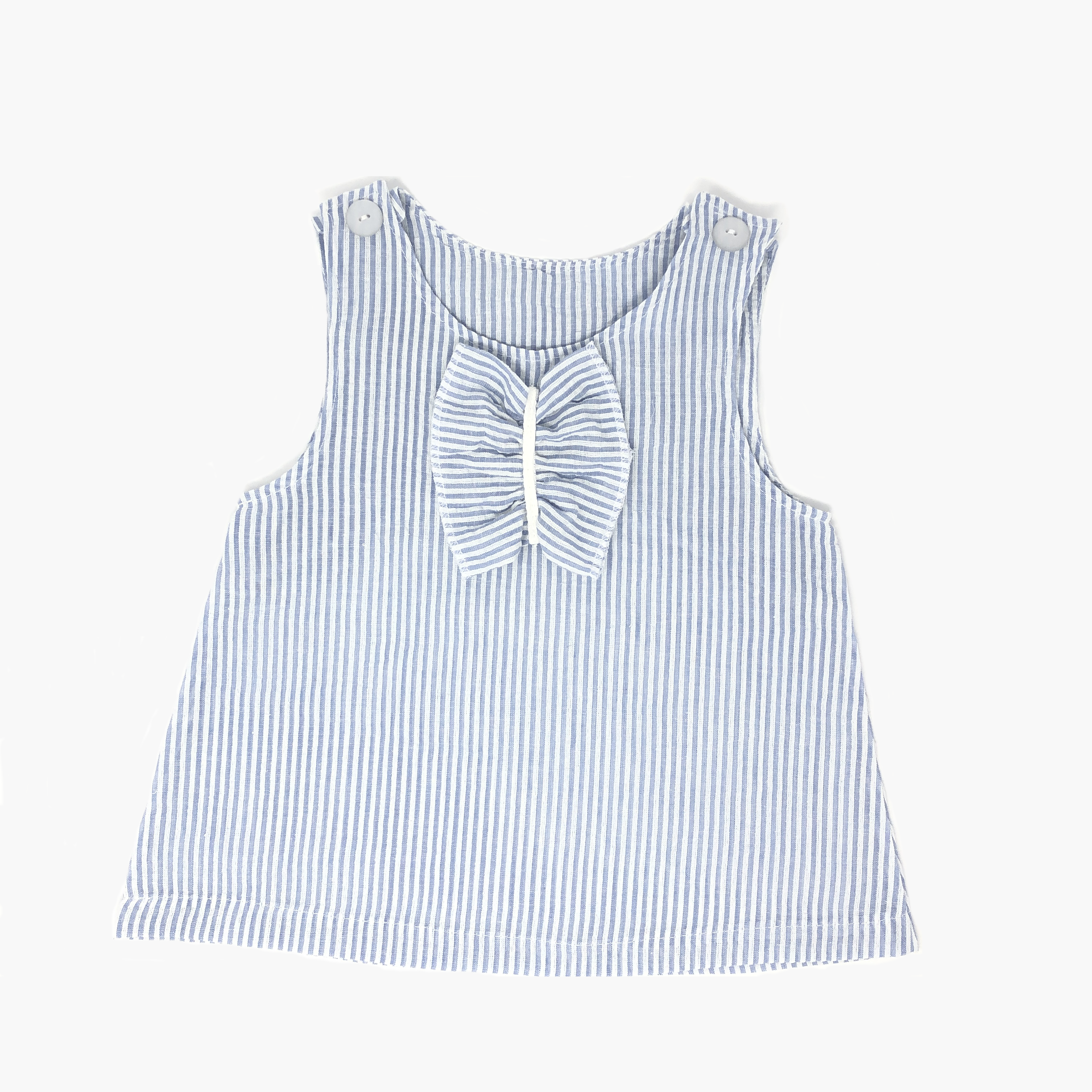 Baby Girls Blue Striped dress