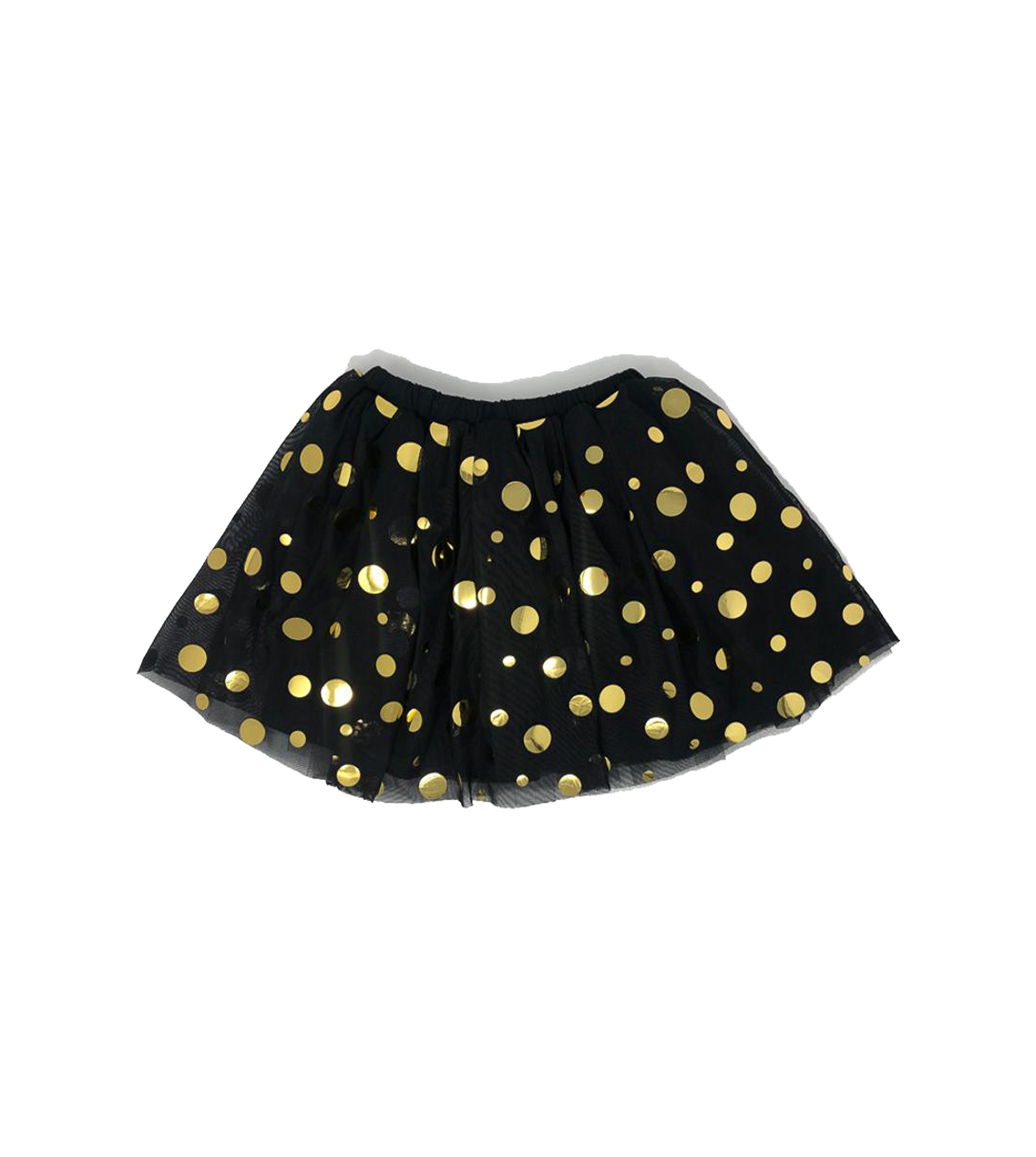 Girls Gold Polka Dot tulle skirt