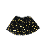 Girls Gold Polka Dot tulle skirt