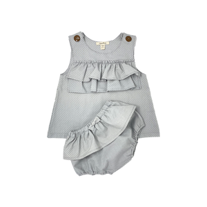 Baby Girls Polka Dot Dress with Bloomers