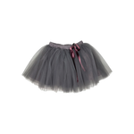 Girls Tulle Skirt With Velvet Bow