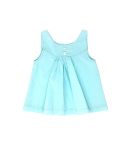 Girls turquoise top