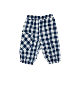 Plaid Pants with Cargo Pocket