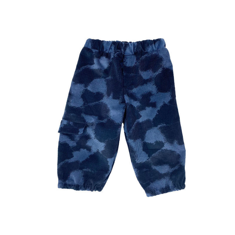 Babies Navy Camouflage Pants