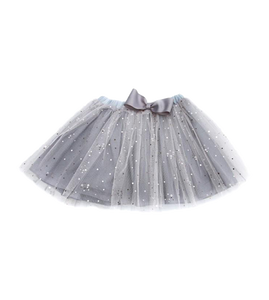 Girls' glittered tulle skirt